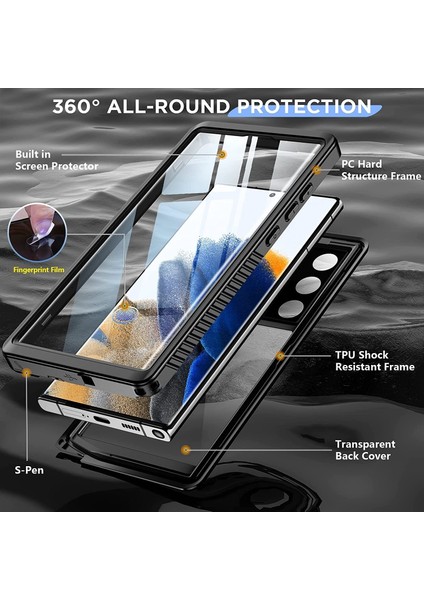 Samsung Galaxy S23 Ultra 5g Için Suya Dayanıklı Telefon Kılıfı (Yurt Dışından) indirimleri