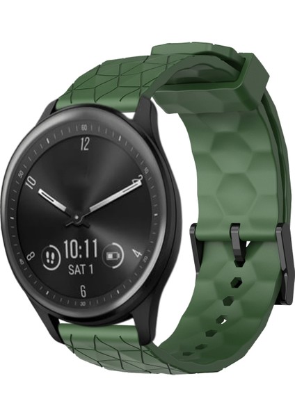 Garmin Vivomove Sport Için Futbol Desenli Saat Bandı (Yurt Dışından)