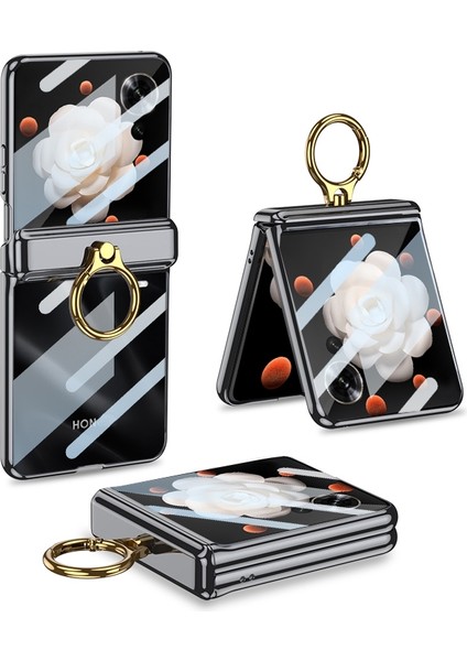 Honor Magic V Flip Için Gkk Manyetik Flip Case (Yurt Dışından)
