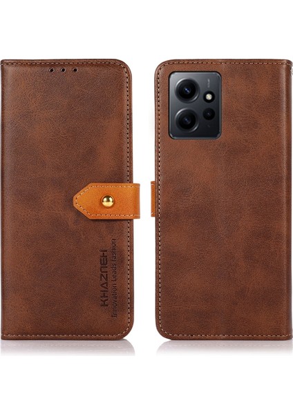 Xiaomi Redmi Note 12 4g Global Için Sığır Derisi Doku Pu Kılıf (Yurt Dışından)