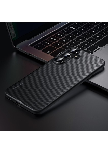 Samsung Galaxy S25+ 5g Için Kevlar Dokulu Pc Kılıfı (Yurt Dışından)