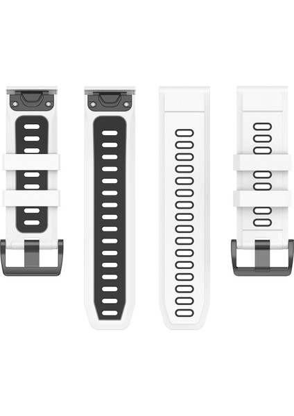 Garmin Fenix ​​7x Için 26MM Iki Renkli Silikon Jack Watch Band (Yurt Dışından) fırsatları