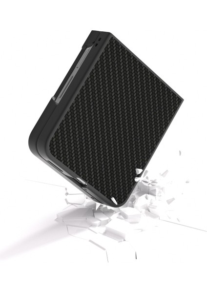 Huawei Nova Flip Için Siyah Kenar Karbon Fiber Doku Kılıfı (Yurt Dışından) indirimleri