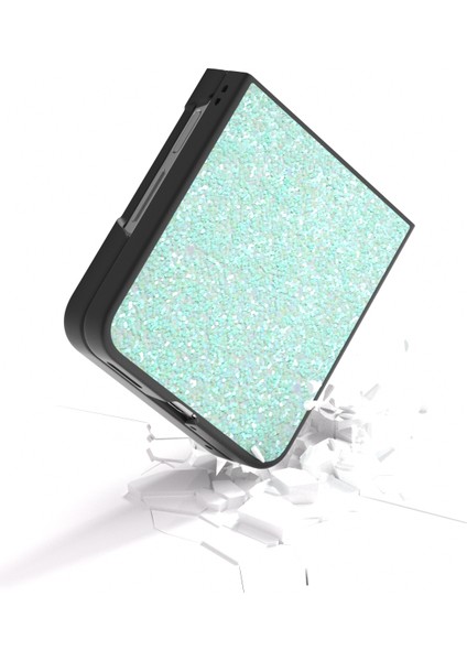 Huawei Nova Flip Için Siyah Çerçeve Renkli Parıltılı Kılıf (Yurt Dışından) indirimleri