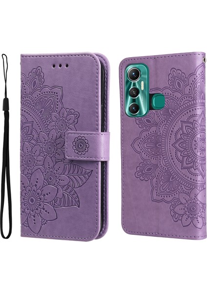 Infinix Hot 11 Için Deri Kılıf (Yurt Dışından)
