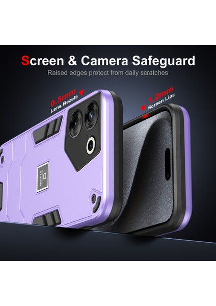 Tecno Camon 20 Pro 5g Için 2'si 1 Arada Darbeye Dayanıklı Telefon Kılıfı (Yurt Dışından) modelleri