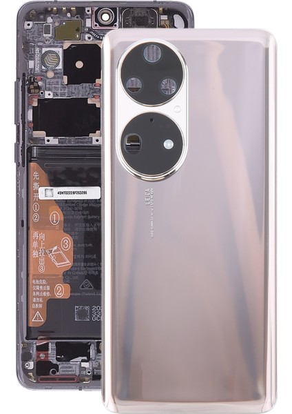 Huawei P50 Pro Için Kamera Lensli Arka Kapak (Yurt Dışından)