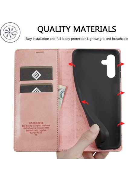 Samsung Galaxy S24 Fe 5g Için Mikrofiber Pu Telefon Kılıfı (Yurt Dışından) modelleri