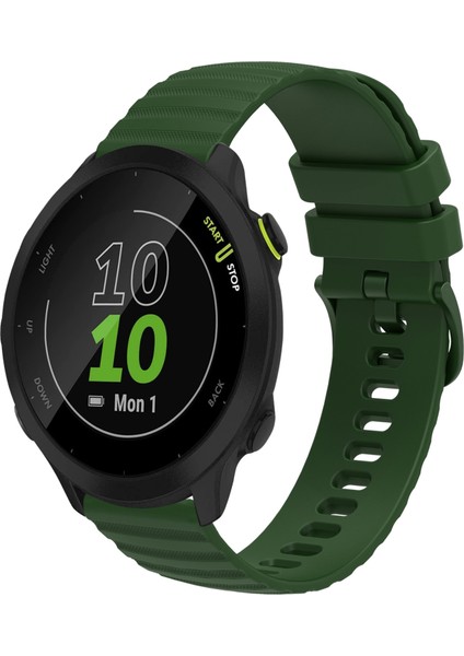 Garmin Forerunner 55 Için Silikon Saat Bandı (Yurt Dışından)