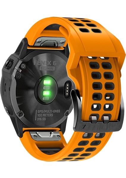 Garmin Fenix ​​6x Için Silikon Kordonlu Saat (Yurt Dışından) indirimleri