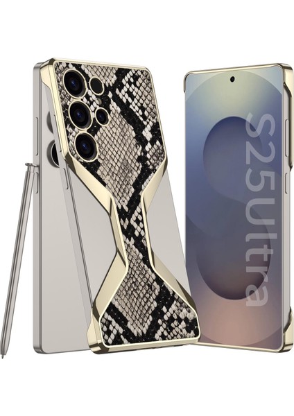 Samsung Galaxy S25 Ultra 5g Için Gkk Python Texture Kılıf (Yurt Dışından)