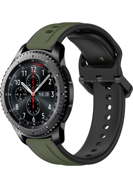 Samsung Gear S3 Frontier Için Dışbükey Döngü Silikon Kayış (Yurt Dışından)