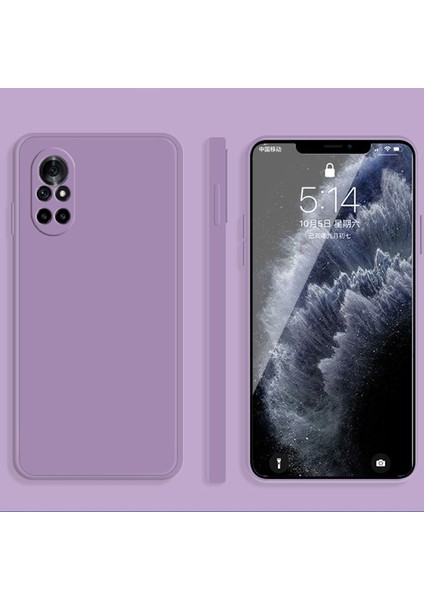 Huawei Nova 8 5g Için Sıvı Silikon Kılıf (Yurt Dışından)