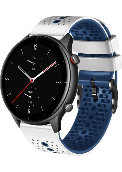 Amazfit Gtr 2e Için Iki Renkli Silikon Saat Bandı (Yurt Dışından)