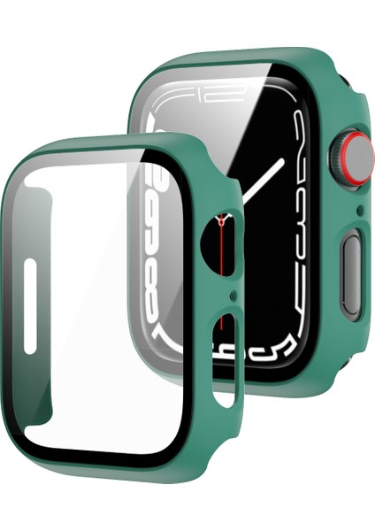 Apple Watch Serisi 8/7 45MM Için 2'si 1 Arada Koruyucu Kılıf (Yurt Dışından)