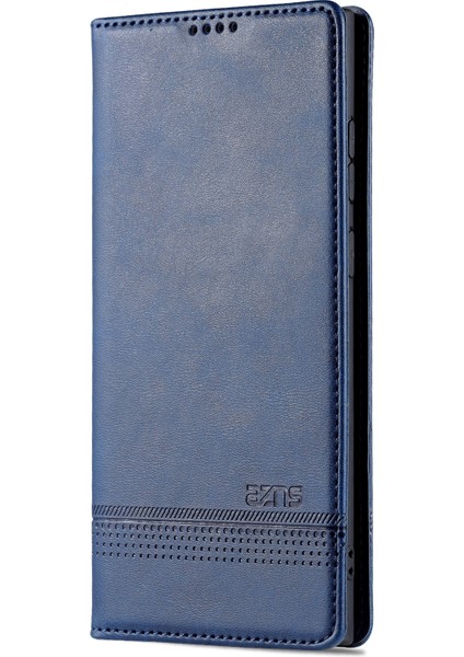 Samsung Galaxy S22 Ultra 5g Için Azns Buzağı Dokulu Pu Kılıf (Yurt Dışından) fiyatları