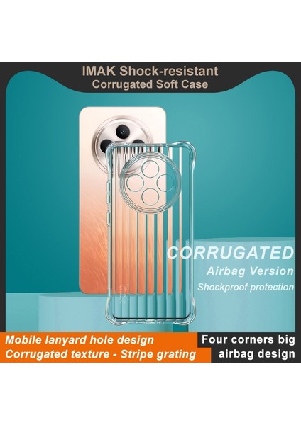 Oppo RENO12 F 5g Için Imak Oluklu Doku Kılıfı (Yurt Dışından) fiyatları