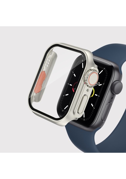 Apple Watch S 8 ve 7 Için Pc Watch Kılıfı 45MM Apple Watch Serisi 9/8/7 45MM Için (Yurt Dışından)