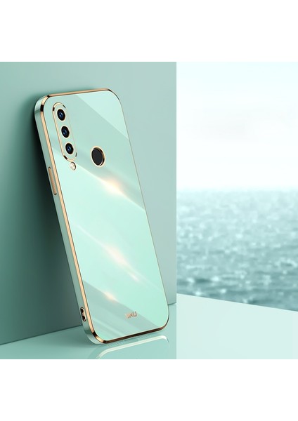 Huawei P30 Lite Için 6d Kaplama Altın Kenar Tpu Kılıf (Yurt Dışından)