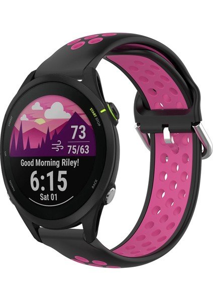 Garmin Forerunner 255 Için 22MM Silikon Saat Bandı (Yurt Dışından)