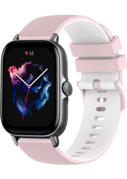 Amazfit Gts 3 Için Iki Renkli Silikon Saat Bandı (Yurt Dışından)