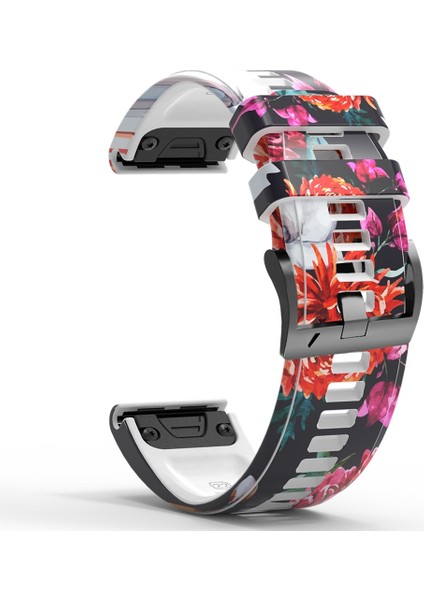 Garmin Tactix 7 Pro / Fenix ​​7x / 6x Pro Için Silikon Kayış (Yurt Dışından) modelleri