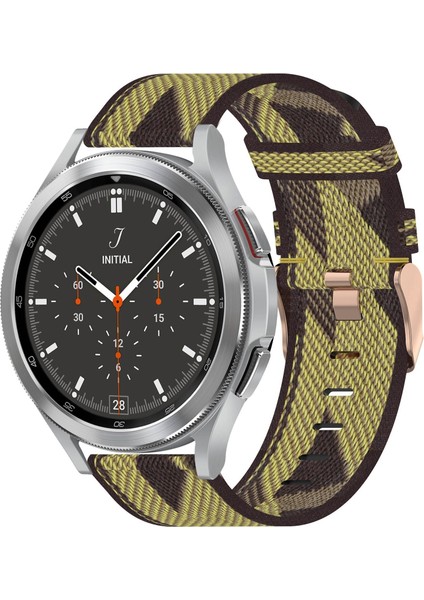 Samsung Galaxy Watch 4 Clic 46MM Için Naylon Dokuma Watch Band (Yurt Dışından)