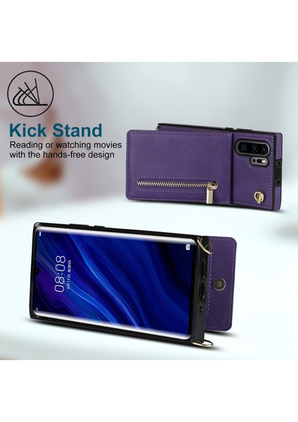 Huawei P30 Pro Için Çapraz Vücut Fermuarlı Tpu+Pu Arka Kılıf (Yurt Dışından) modelleri
