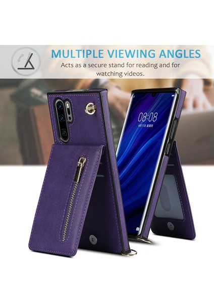 Huawei P30 Pro Için Çapraz Vücut Fermuarlı Tpu+Pu Arka Kılıf (Yurt Dışından) fırsatları