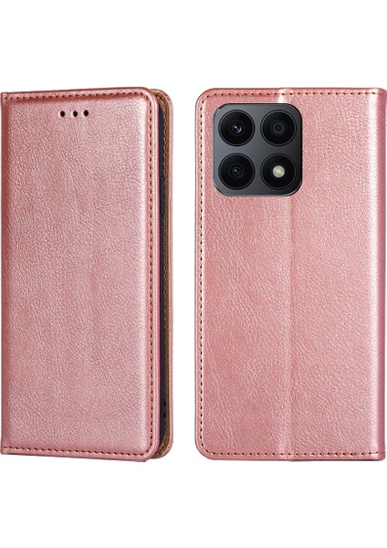 Honor X8A Için Parlak Yağ Pu Telefon Kılıfı (Yurt Dışından)