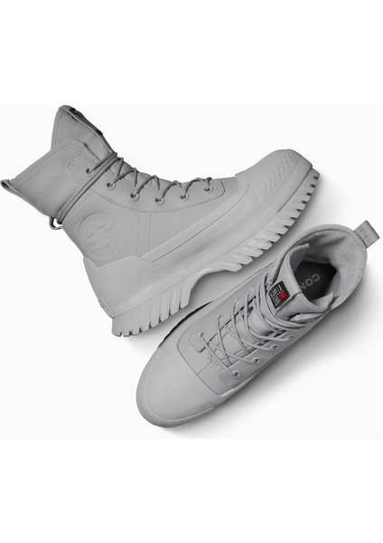 Chuck Taylor All Star Lugged 2.0 CC XHi Unisex Gri Deri Platform Bot.030