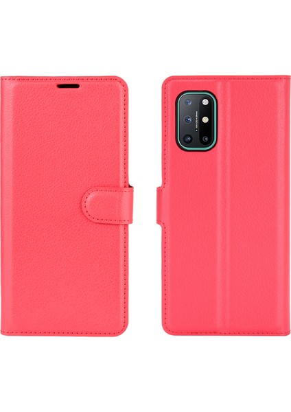 Oneplus 8t Litchi Doku Çevirme Koruyucu Tpu Kılıf Için (Yurt Dışından) fiyatları