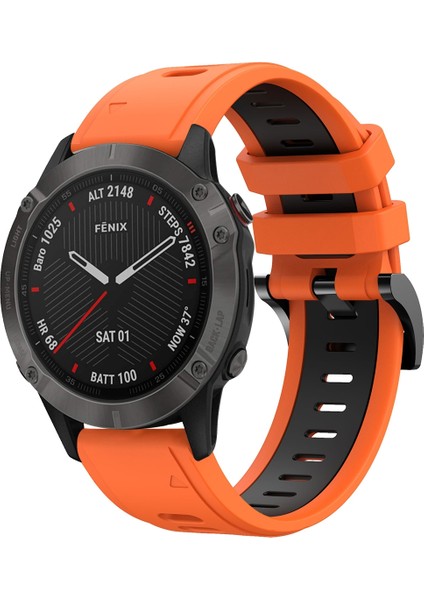 Garmin Fenix ​​6 Safir Gps Için Silikon Saat Bandı (Yurt Dışından)