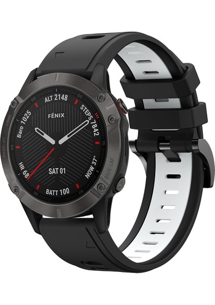 Garmin Fenix ​​6 Safir Gps Için Silikon Saat Bandı (Yurt Dışından)