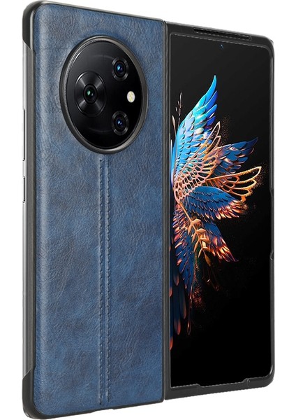 Tecno Phantom V Fold Için Inek Desenli Dikiş Telefon Kılıfı (Yurt Dışından) fırsatları