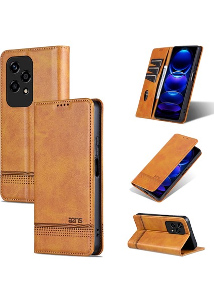 Honor 200 Lite Global Için Manyetik Buzağı Dokusu Kılıfı (Yurt Dışından)