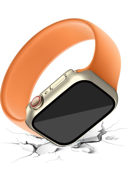 Apple Watch Serisi 9/8/7 41MM Için Pc + Temperli Gl Watch Kılıfı (Yurt Dışından) indirimleri