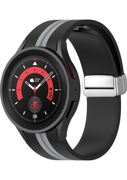 Samsung Galaxy Watch 5 Pro Için Silikon Watch Band (Yurt Dışından)