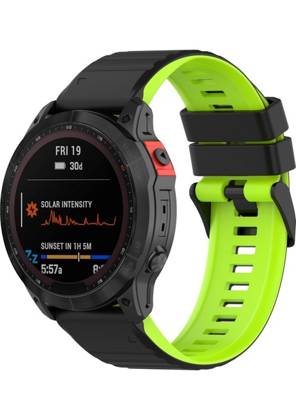 Garmin Fenix ​​7 26MM Için Silikon Kordonlu Saat (Yurt Dışından) fırsatları
