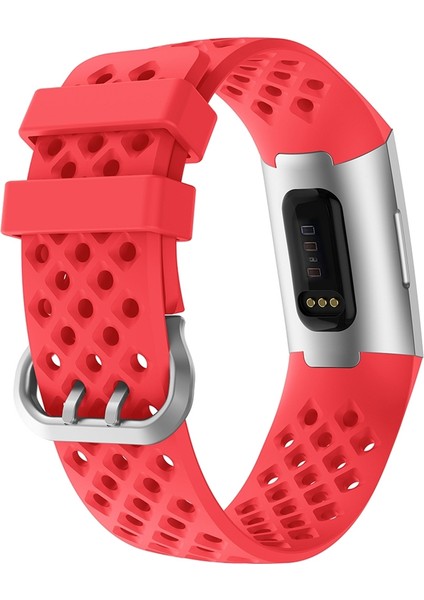 Fit Charge 3/4 Içi Boş Kare Silikon Kayış Için (Yurt Dışından)