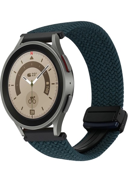 Samsung Galaxy Watch 5 Pro Için 20MM Örgülü Saat Kayışı (Yurt Dışından)