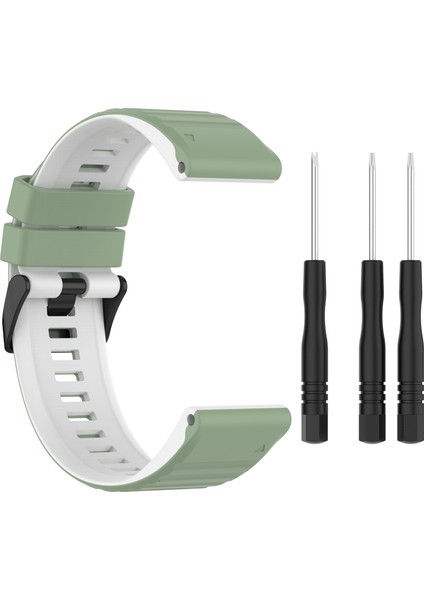 Garmin Fenix ​​7 26MM Için Silikon Kordonlu Saat (Yurt Dışından)