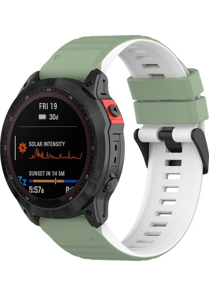 Garmin Fenix ​​7 26MM Için Silikon Kordonlu Saat (Yurt Dışından) fırsatları