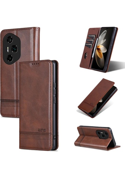 Honor 300 Ultra Için Manyetik Buzağı Dokulu Kılıf (Yurt Dışından)