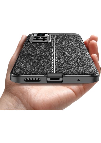 Xiaomi Redmi Note 11 Global Için Litchi Texture Tpu Kılıf (Yurt Dışından) fırsatları