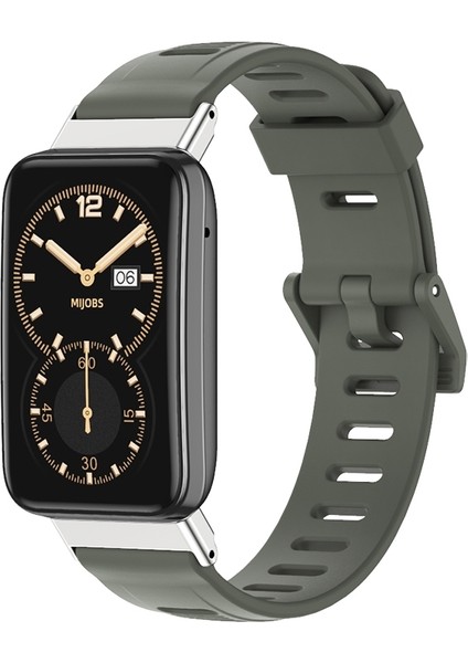 Xiaomi Mi Band 7 Pro Için Düz Delikli Tpu Watch Band (Yurt Dışından)