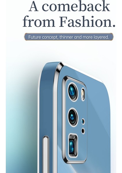 Huawei P40 Pro Için 6d Kaplama Altın Kenar Tpu Kılıf (Yurt Dışından) indirimleri