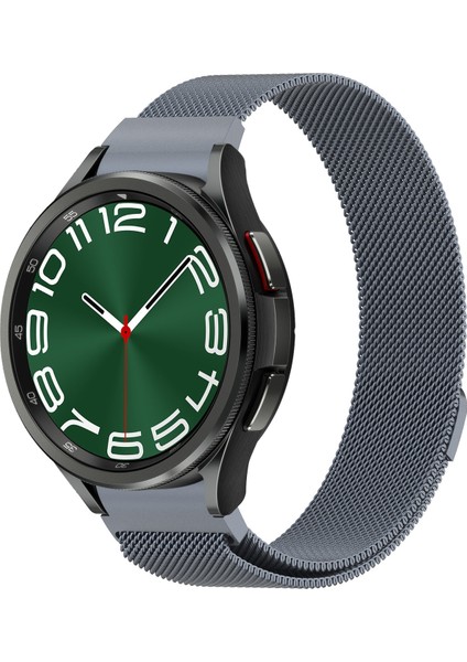 Samsung Galaxy Watch 6/6 Classic Için Manyetik Metal Kayış (Yurt Dışından)