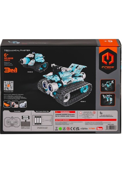 8028 Imm Mekanik Master Kumandalı Robot Araba Blokları 3ın1 398 Parça fırsatları