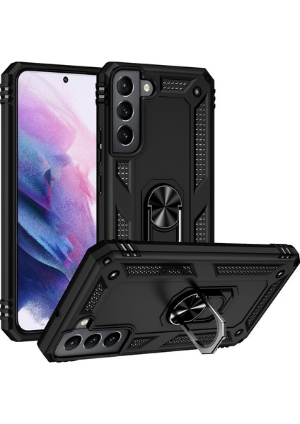 Samaung Galaxy S22 5g Için Darbeye Dayanıklı Tpu + Pc Kılıfı (Yurt Dışından)